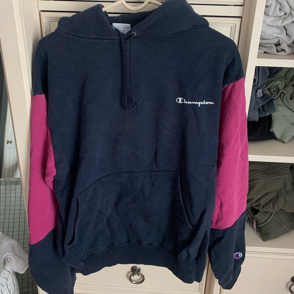 Champion Cut and Sew Vintage Sweatshirt Hoodie